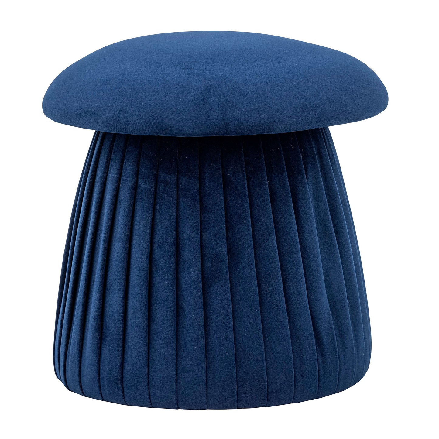 Bloomingville Roberta Pouf, Blue, Recyceltes Polyester