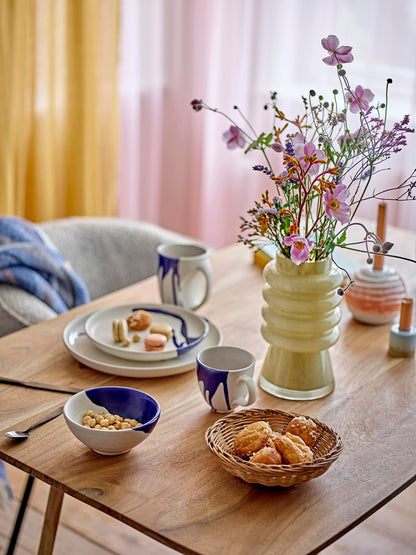 Bloomingville Okayama Tasse, Blue, Steingut