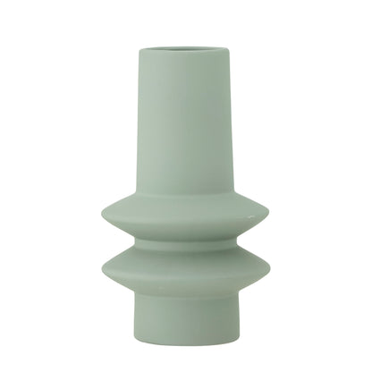 Bloomingville Isold Vase, Grün, Steingut