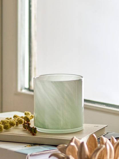 Bloomingville Sakkara Teelichthalter, Grün, Glas