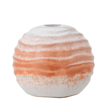 Bloomingville Paula Kerzenhalter, Orange, Steingut