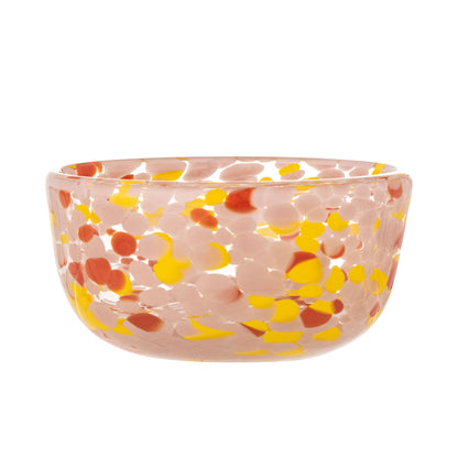 Bloomingville Lilya Schale, Rose, Glas