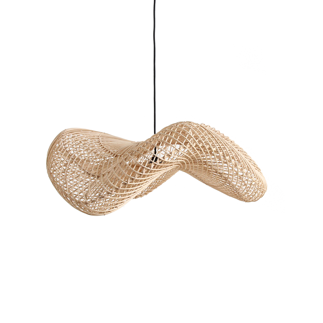Wellenlampe natur L