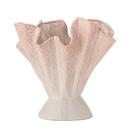 Bloomingville Plier Vase, Rose, Steingut
