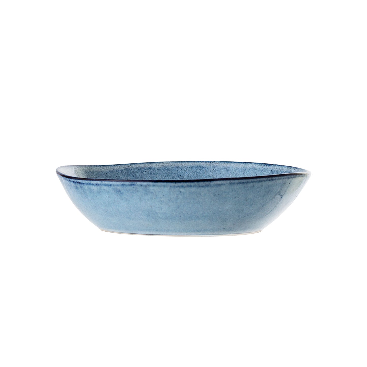 Bloomingville Sandrine Teller Tiefer, Blau, Steingut