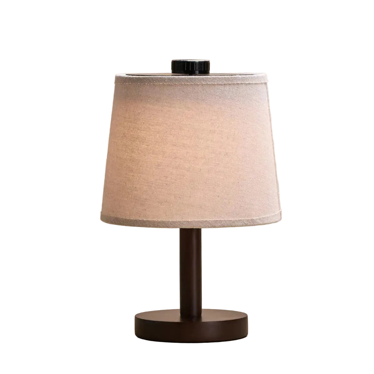 Rover dunkelbraune wiederaufladbare Holzlampe | Kabellos, dimmbar