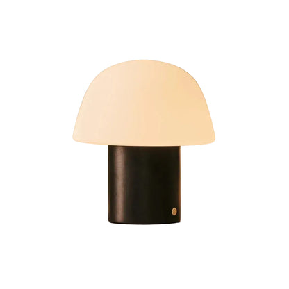 Yannick Schwarze kabellose Tischlampe | Modernes, batteriebetriebenes Design