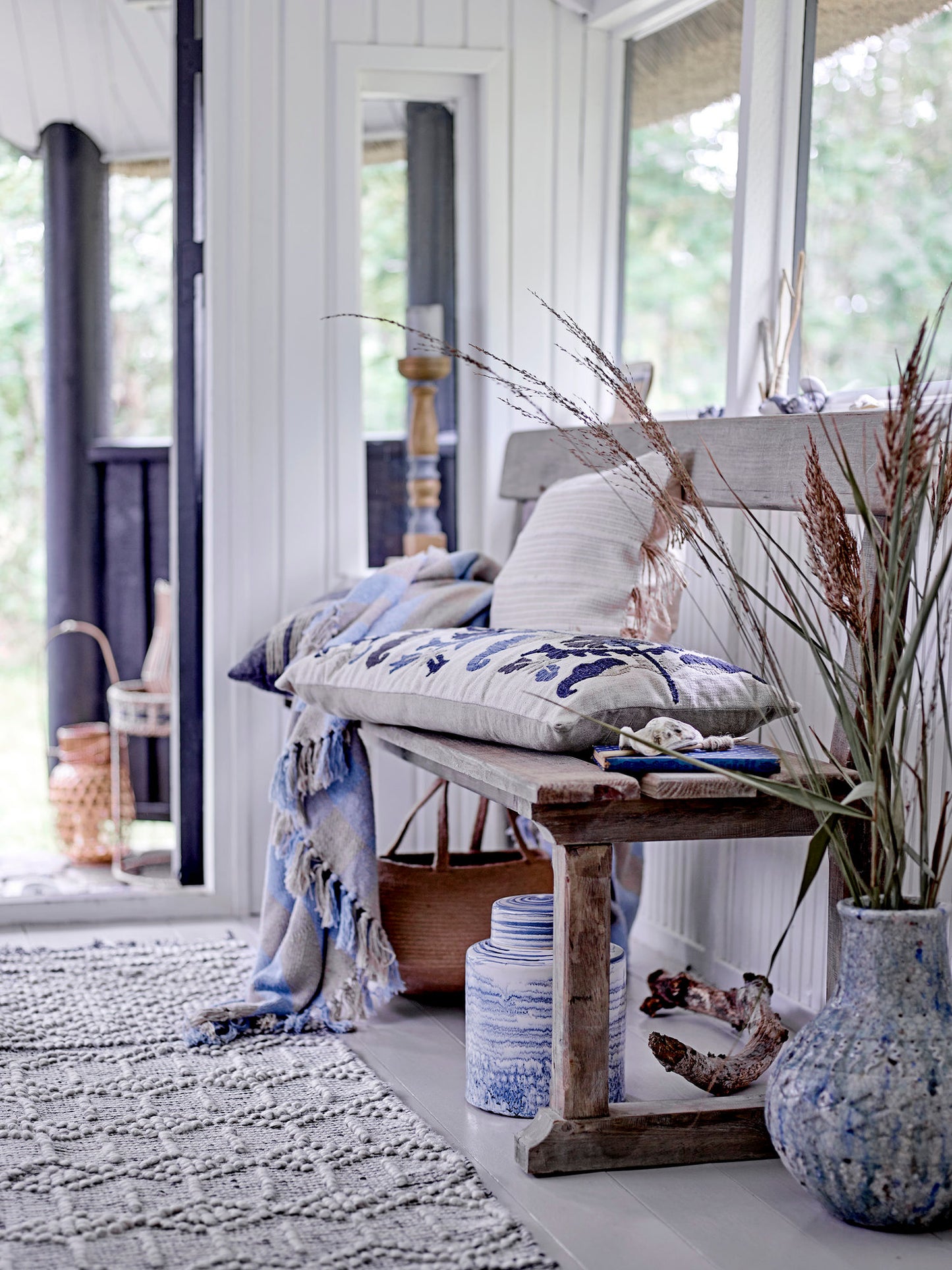 Creative Collection Maisy Teppich, 75x245 cm, Grau