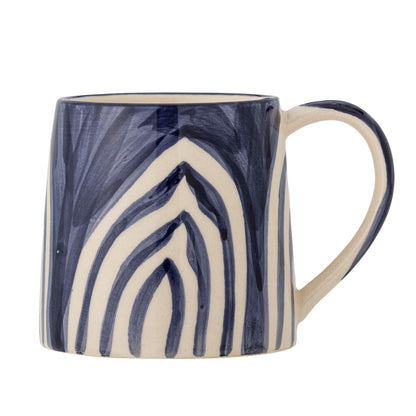Bloomingville Shama Tasse, Blue, Steingut