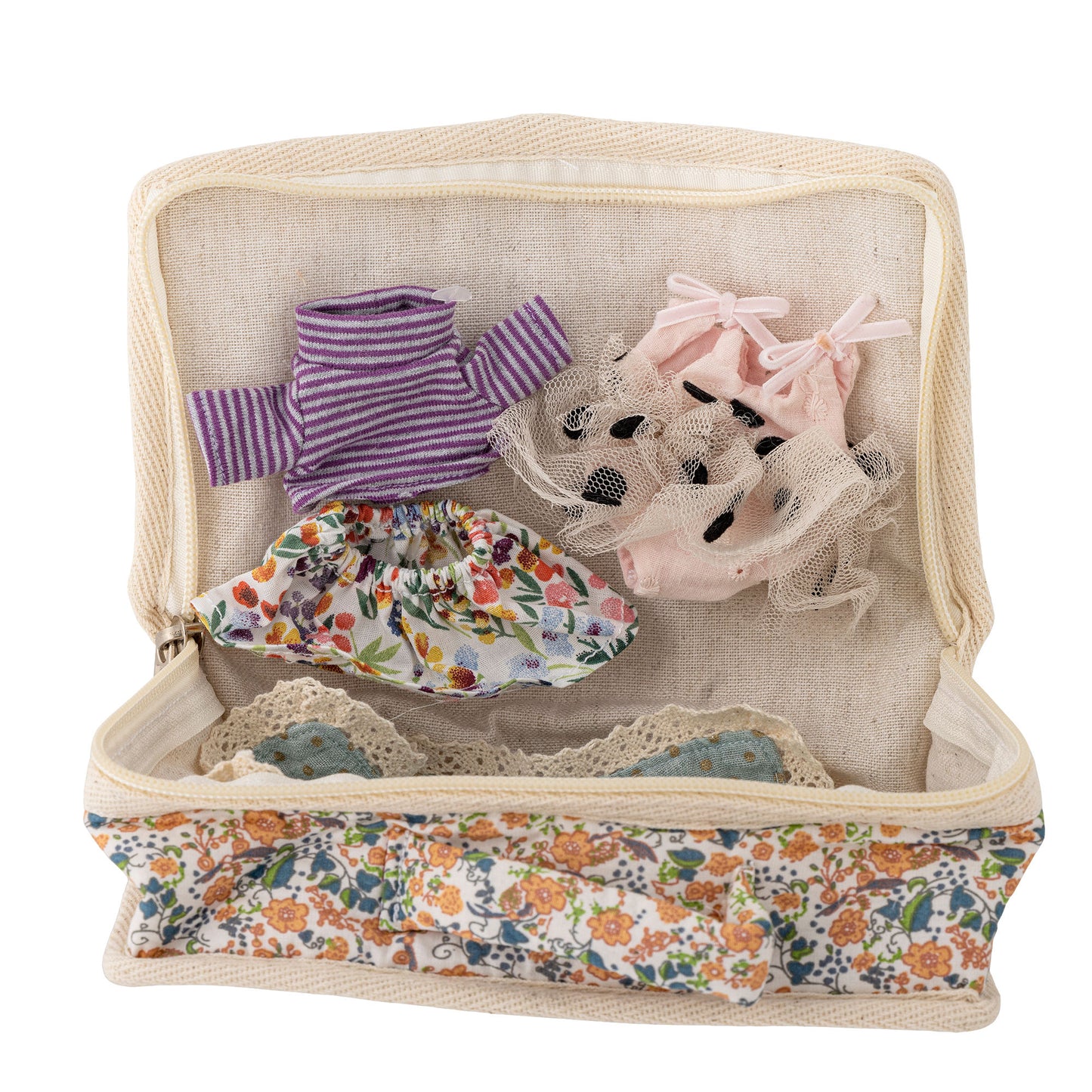 Bloomingville MINI Milly Puppe, Bunt, Polyester