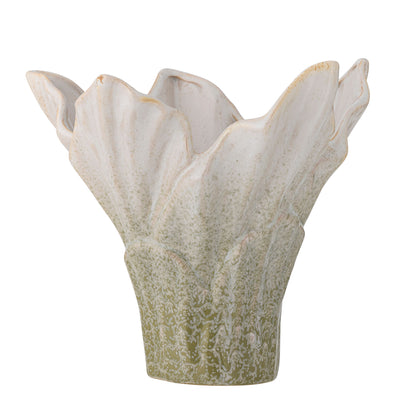 Bloomingville Erato Vase, Grün, Steingut