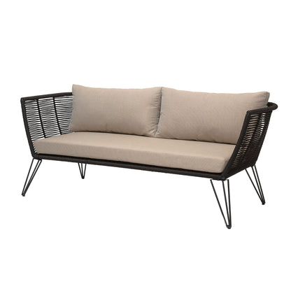 Bloomingville Mundo Sofa, Schwarz, Metall