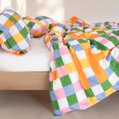 HAPPY FRIDAY Arcade Pop farbiger Bettbezug: 140x200 cm, 155x220cm OEKO-TEX®