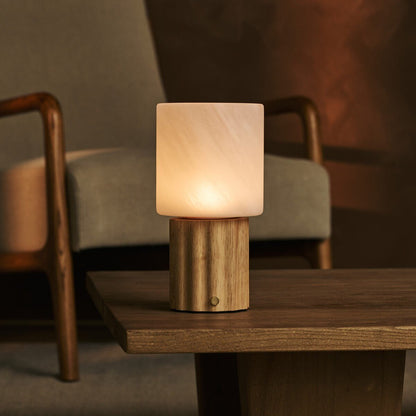 Frank Hellbraune wiederaufladbare Tischlampe
