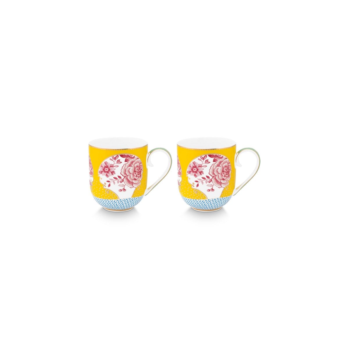 2er Set PIP Studio Mugs Large Royal Yellow