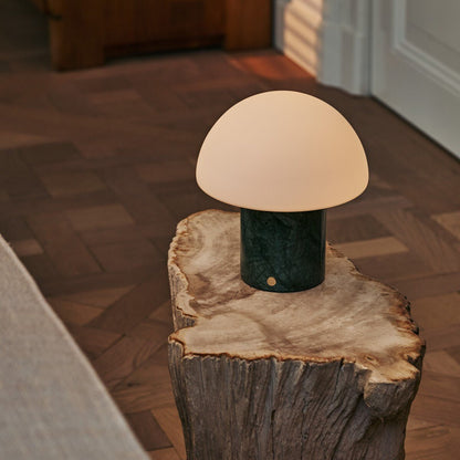 Maris Green – Marble wiederaufladbare Tischlampe | dimmbar