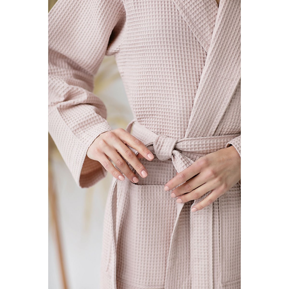 Kos Bademantel Misty Pink