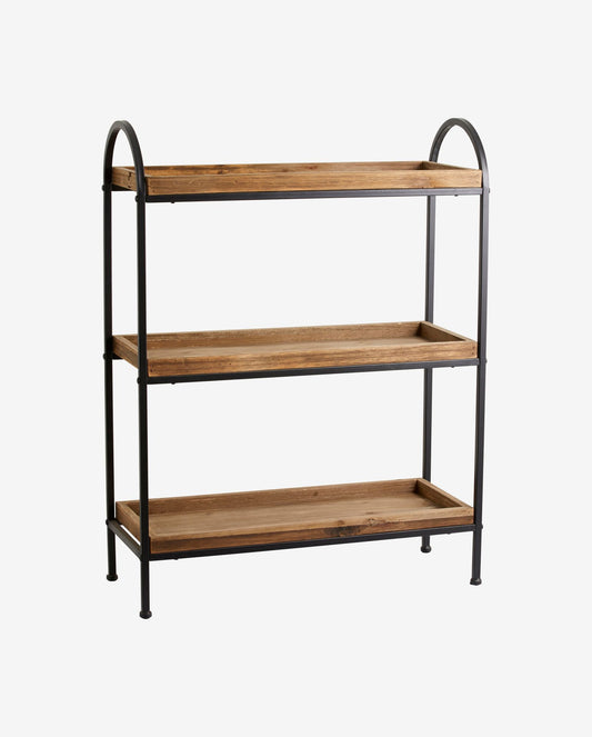 Nordal PATNA Regal aus Holz und Eisen