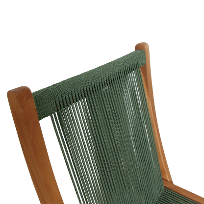 Seilklappgartenstuhl grün