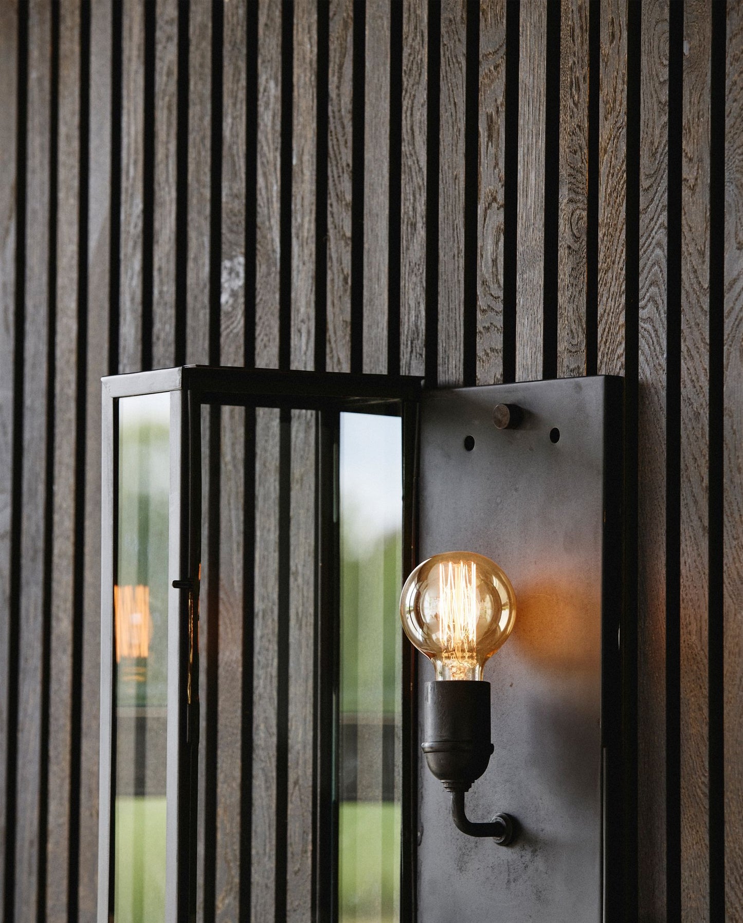 Nordal A/S EOS wall lamp, outdoor - black