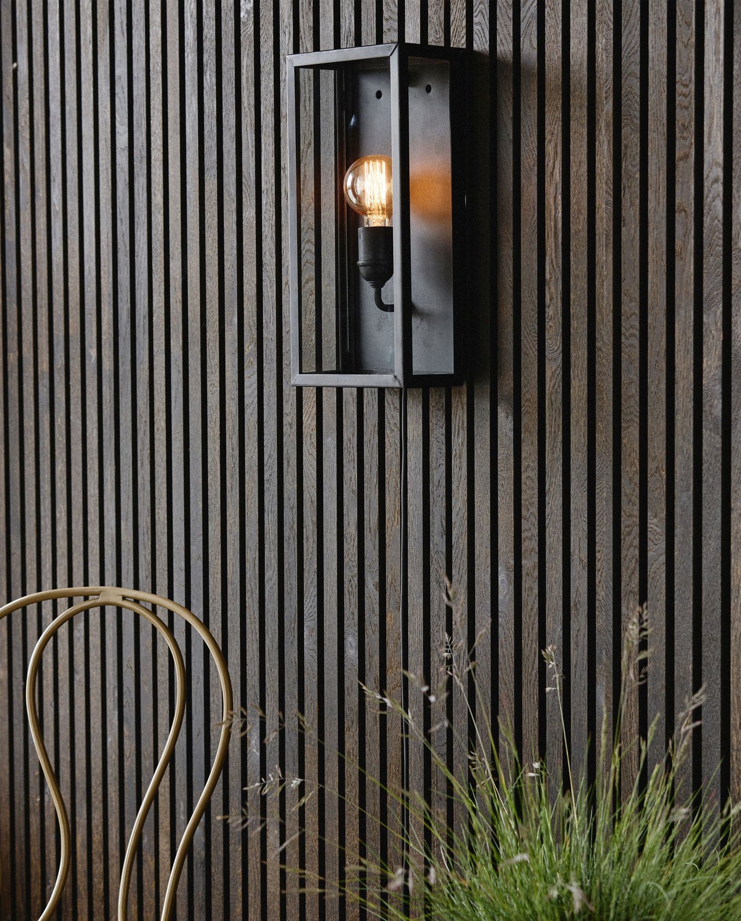 Nordal A/S EOS wall lamp, outdoor - black