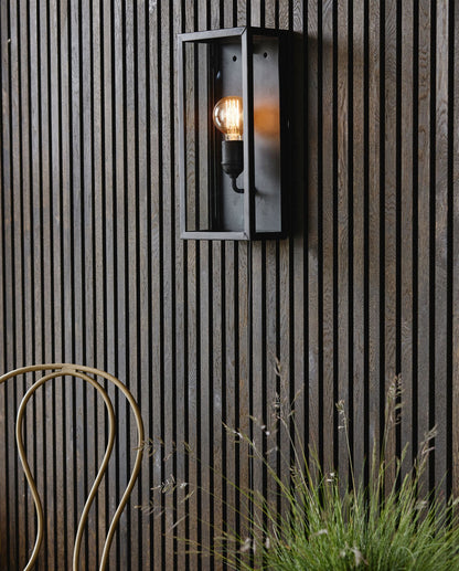 Nordal A/S EOS wall lamp, outdoor - black