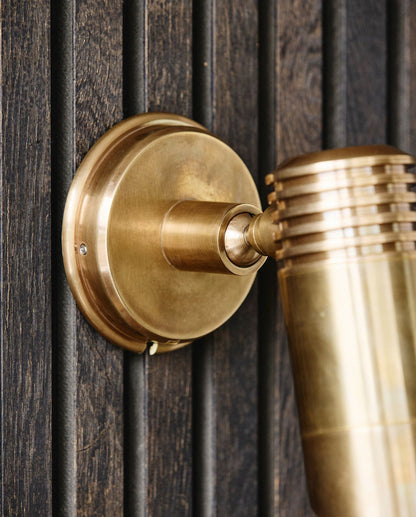 Nordal BRAGI Wandlampe, outdoor - brass