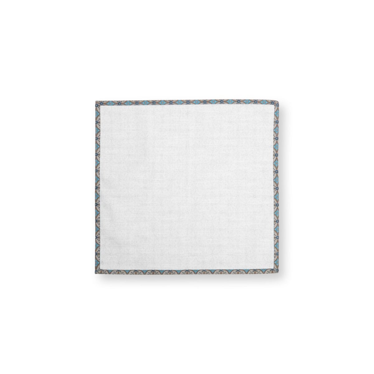 Set/4 Napkins Blooming Tales Bustani Khaki-Blue 40x40cm