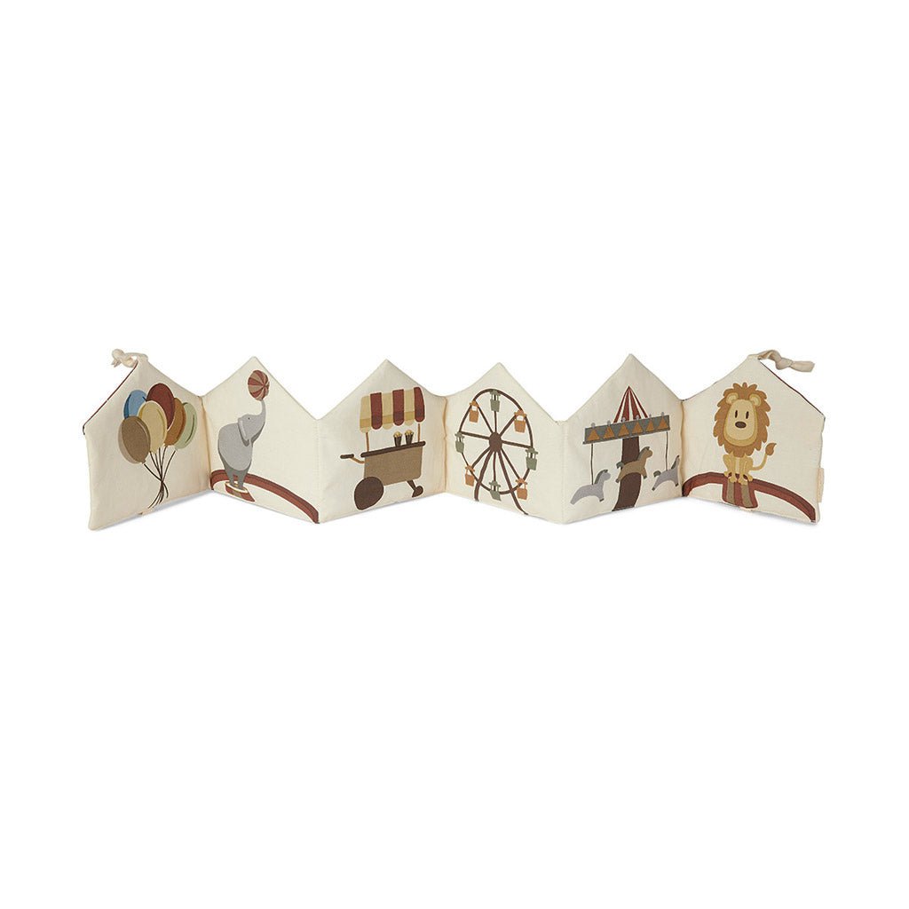 Kit-Stoffbuch-Creme - Zirkus