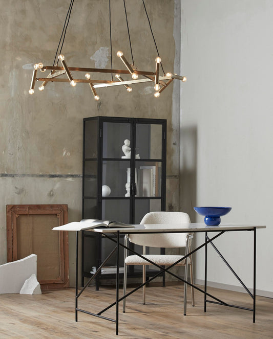 Nordal A/S DEE desk - white marble
