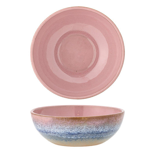 Bloomingville Paula Schale, Rose, Steingut