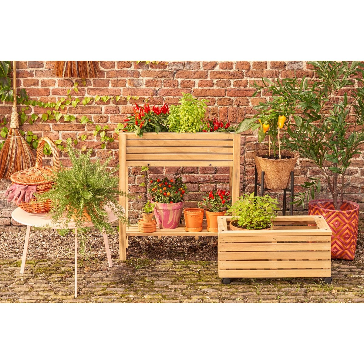 Hochbeet Kasten aus Holz
