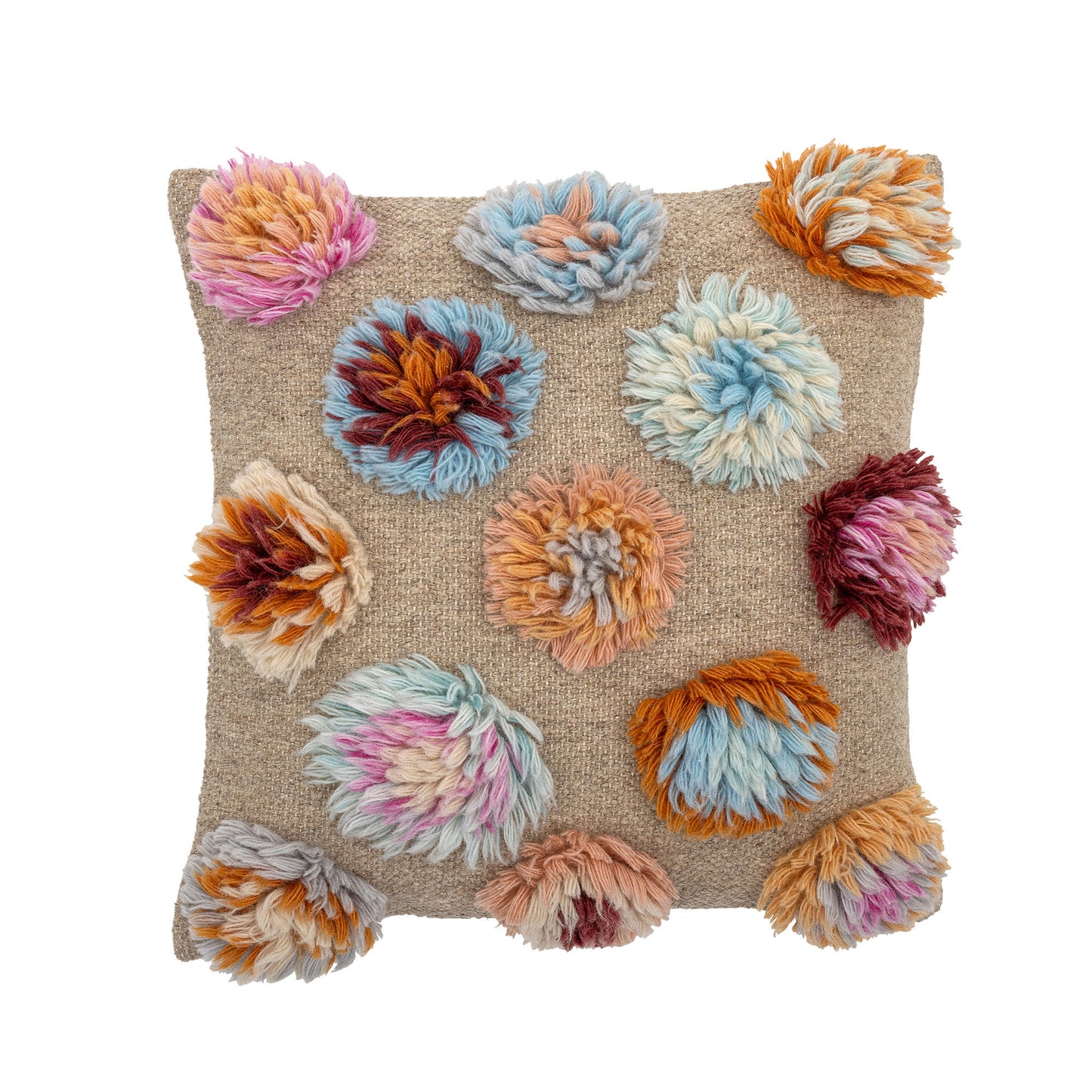 Bloomingville Somma Kissen, Bunt, Wolle