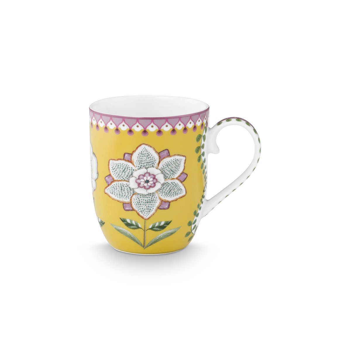 Pip Studio Becher 2x Small Lily&Lotus Yellow