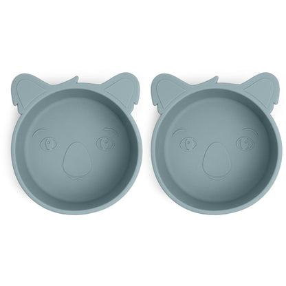Alex Silikon tiefer Teller 2er-Pack Koala