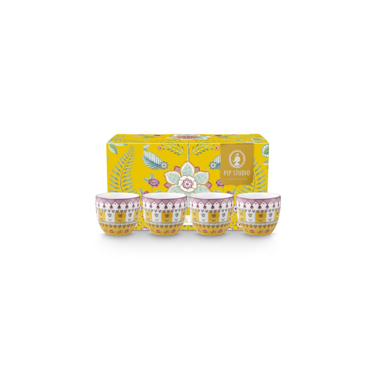 4er Eierbecher Lily&Lotus Moon Delight Yellow 4.7cm
