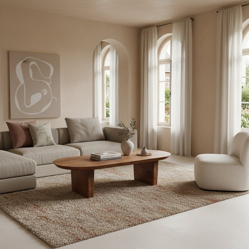 Bullnose Couchtisch braun