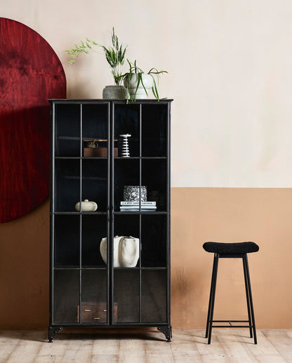 Nordal A/S DOWNTOWN cabinet, 2 doors - black