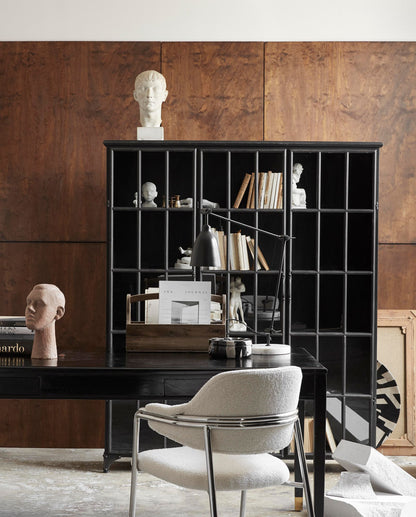 Nordal A/S DOWNTOWN cabinet, 3 doors - black