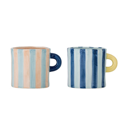 Bloomingville Phoenix Becher, Bunt, Steingut