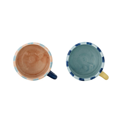 Bloomingville Phoenix Becher, Bunt, Steingut