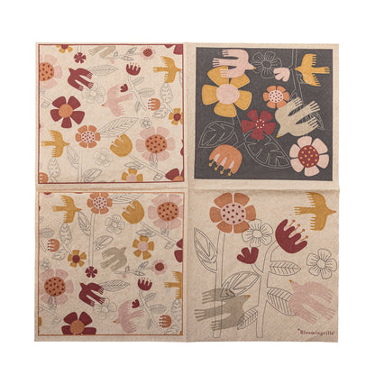 Bloomingville Vivielle Serviette, Bunt, FSC®Recycled, Paper