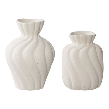 Vase aus Keramik, 2er-Set