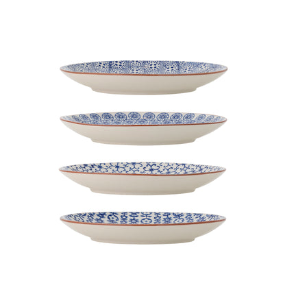 Bloomingville Karine Teller, Blau, Steingut