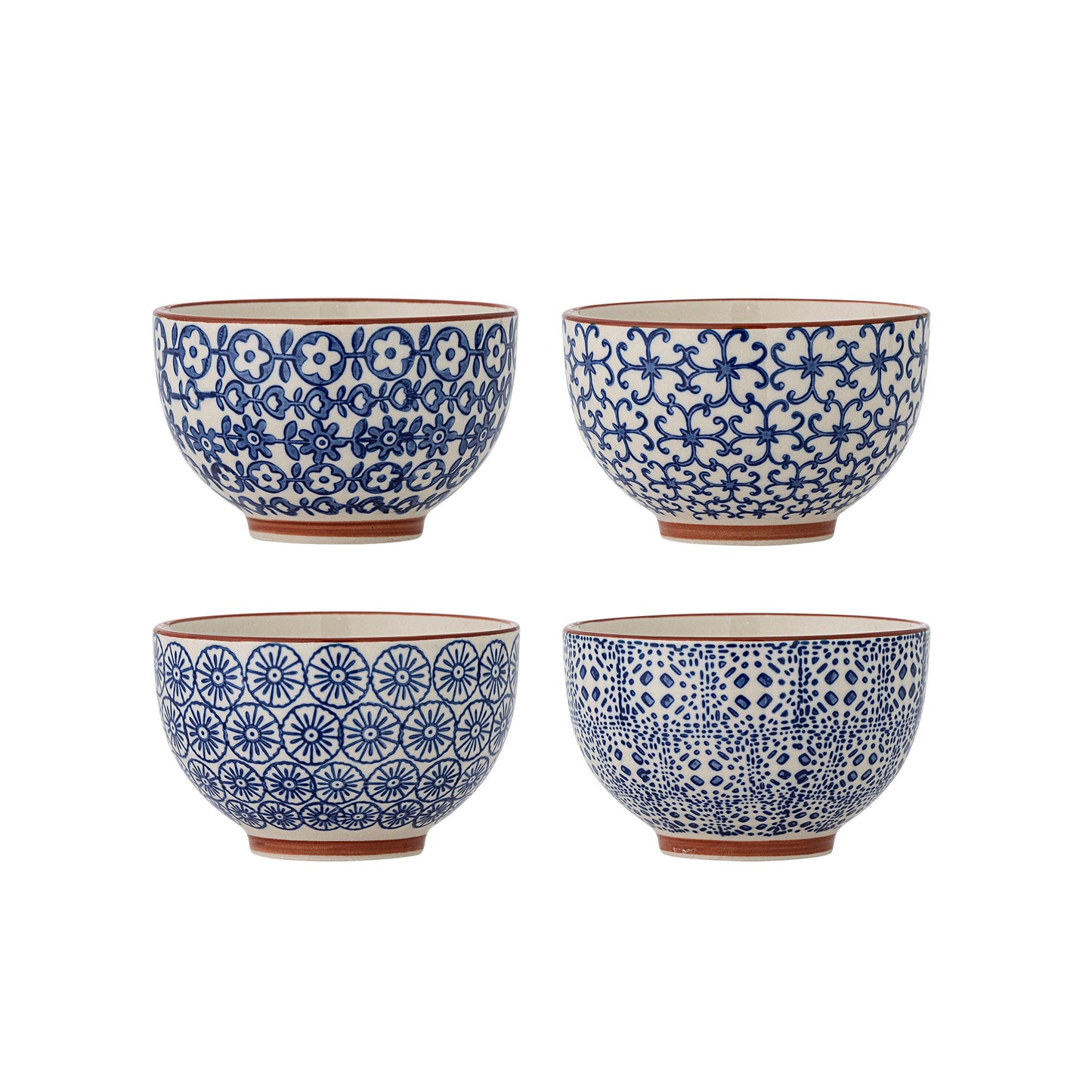 Bloomingville Karine Schale, Blau, Steingut