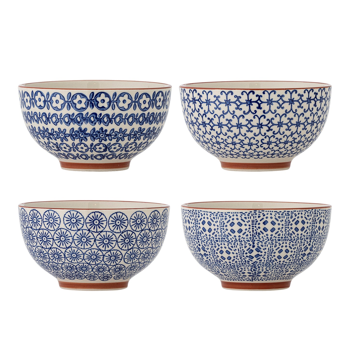 Bloomingville Karine Schale, Blau, Steingut