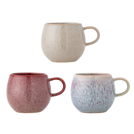 Bloomingville Addison Becher, Rose, Steingut