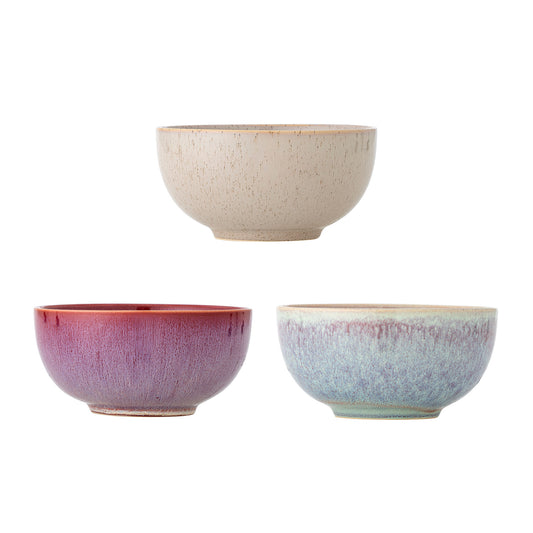 Bloomingville Addison Schale, Rose, Steingut