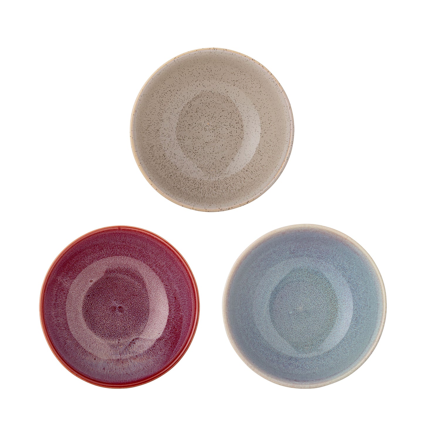 Bloomingville Addison Schale, Rose, Steingut