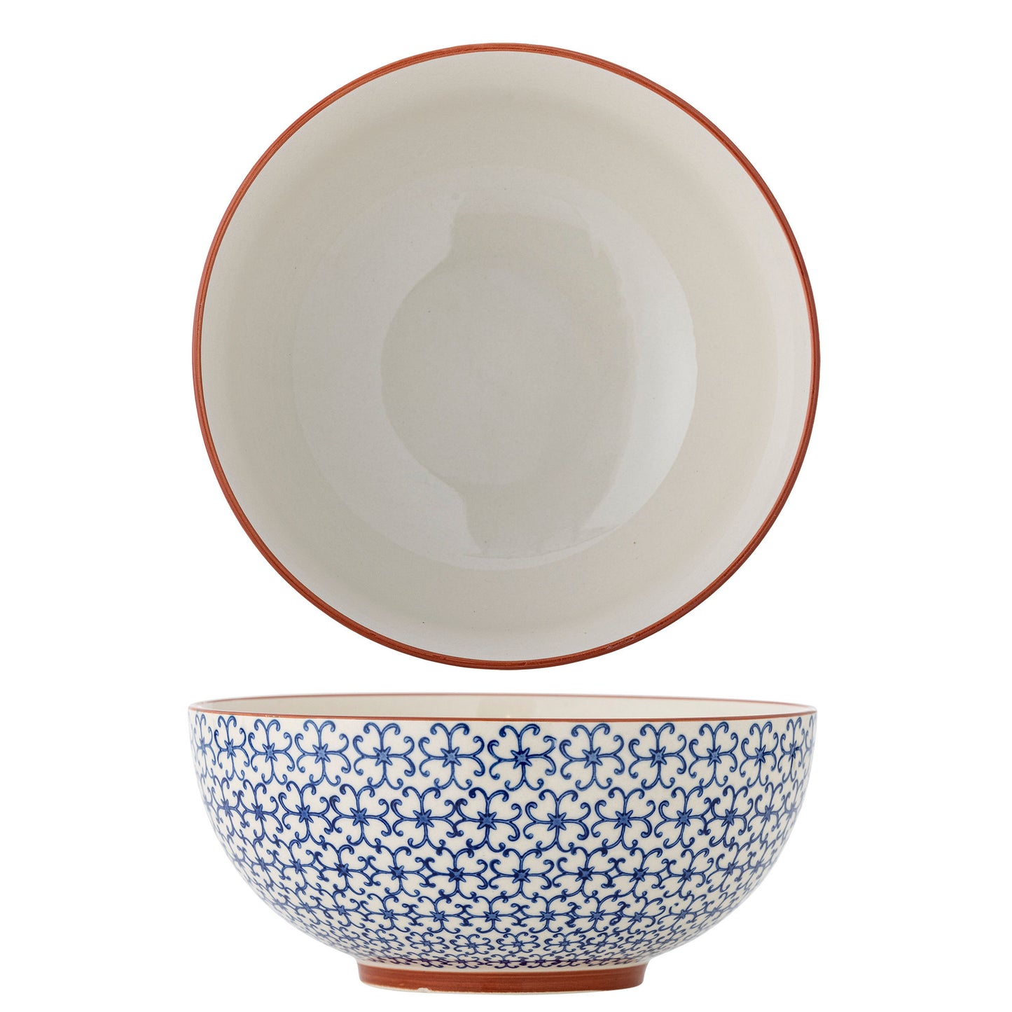 Bloomingville Karine Schale, Blau, Steingut